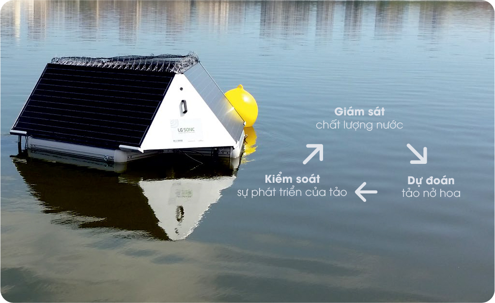 Thiết bị giám sát, dự đoán và kiểm soát tảo bằng sóng siêu âm
