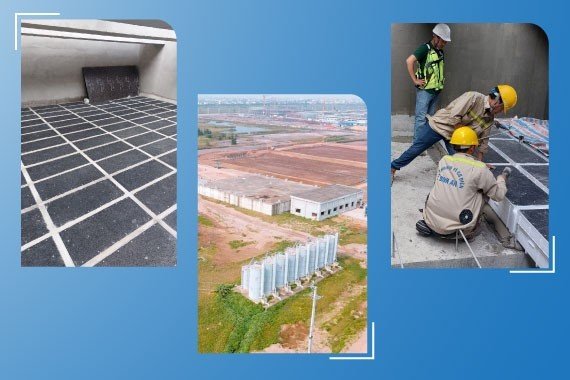 Cung cấp hệ thống đan lọc 02 tầng HDPE De Nora (Mỹ) cho nhà máy nước KCN AURORA Nam Định