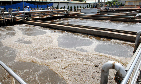 Nước thải công nghiệp tại 1 nhà máy