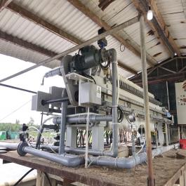 Hoàn thành lắp đặt máy ép bùn khung bản cho Công ty Nông sản Quốc tế Hiệp Phát – Tây Ninh